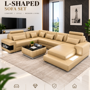L-Shaped Sofa Set